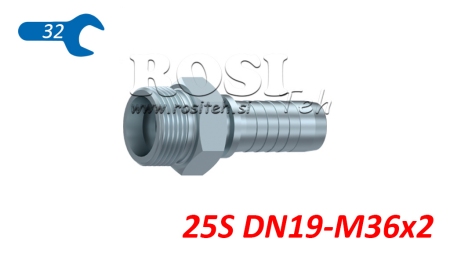 HIDRAULIKUS IDOM CES 25 S FÉRFI DN19-M36x2