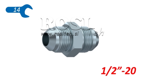 HYDRAULISCHE DOPPELSCHRAUBE JIC74° 1/2-20 - 1/2-20