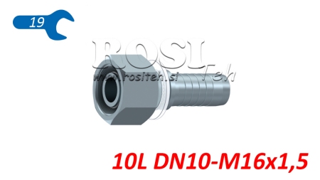 HIDRAULIKUS IDOM DKOL 10 L NŐI DN10-M16x1,5