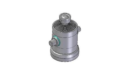 9010S -TELESCOPIC CYLINDER STANDARD/BALL 9 STAGES TRAVEL 2120 DIAMETER 240