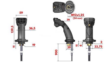 FERNBEDIENUNG JOYSTICK - 8 TASTEN