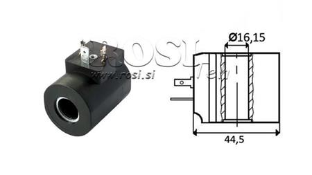 EL. MÁGNESES TEKERCS 24V DC - CB10 - fi 16,15mm-50,2mm 26W IP65