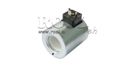 COIL ELETROMAGNÉTICO 12V DC PARA VÁLVULA CETOP 5 - fi 31.4mm-75mm 37W 