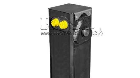 DOUBLE-ACTING HYDRAULIC SUPPORT LEG 3.8 TON 400MM