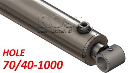 cilindro hidráulico furo 70-40-1000