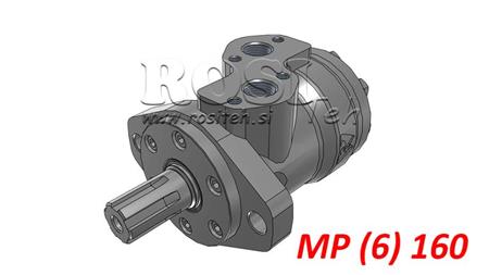 MOTOR HIDRAULIC MP 160 CC - 6 ZOBE