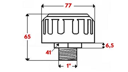 METAAL VULLENDEKSEL MET VENTILATIE 3/4''