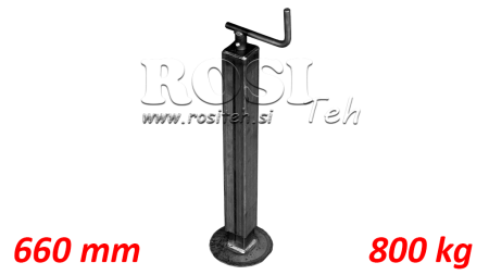 NAVOJNA PODPORNA NOGA (VIŠINA 630mm - HOD 330mm) - 800KG