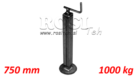 NAVOJNA PODPORNA NOGA (VIŠINA 750mm - HOD 430mm) - 1.000KG