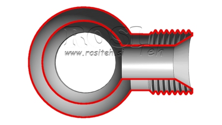 HYDRAULIC FITTING EYE 3/8"-3/8"