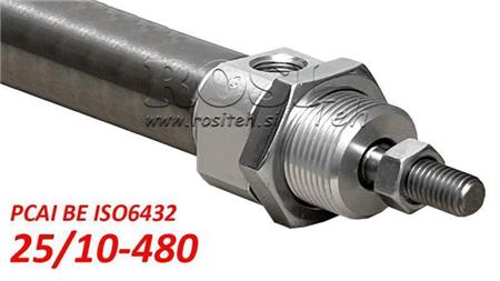 PNEUMATINIS CILINDRAS PCAI 25/10-480 BE ISO6432