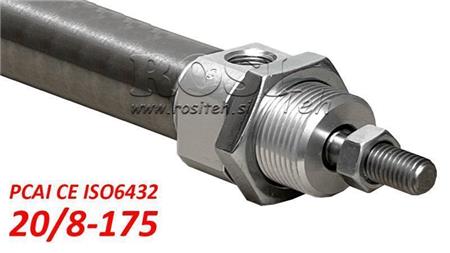 PNEVMATSKI CILINDER PCAI 20/8-175 CE ISO6432
