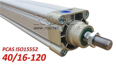 PNEUMATISK CYLINDER PCAS 40/16-120 BE ISO15552