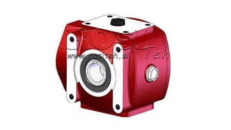 RIDUTTORE - MOLTIPLICATORE RT45 PER MOTORE IDRAULICO MP/MR relazioni 1,9:1
