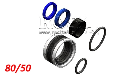KIT DE JUNTAS PARA CILINDRO HIDRÁULICO 80/50