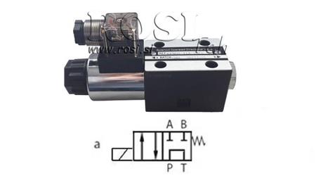 HYDRAULIC ELECTROMAGNETIC VALVE KV-4/2 CETOP 3 12/24/230V 2A