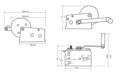 VERRICELLO MANUALE DWK 16 - 725 kg - TRECCIA