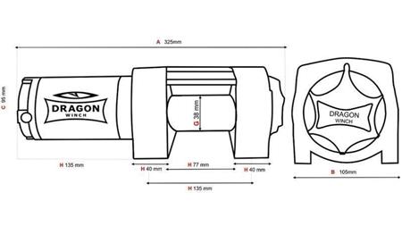 12 V ELECTRIC WINCH DWM 3500 ST - 1588 kg