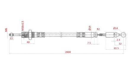 VLECHT L=2500 - bal