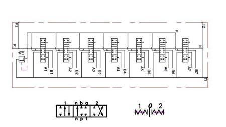 HIDRAULIKUS VEZÉRLŐTÖMB 7xP40