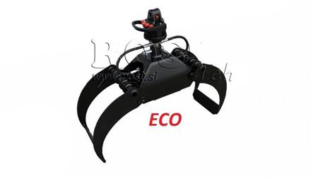 FORESTRY GRIP LG510 kg ECO - 1030 mm   ROTATOR 1000/500 KG WITH AXLE