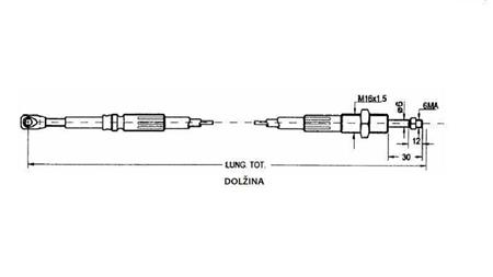 PLETENICA L=1500 - vilice-dimenzije