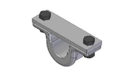 DRŽIAK TELESCOPICKÉHO CYLINDRA FI40-A