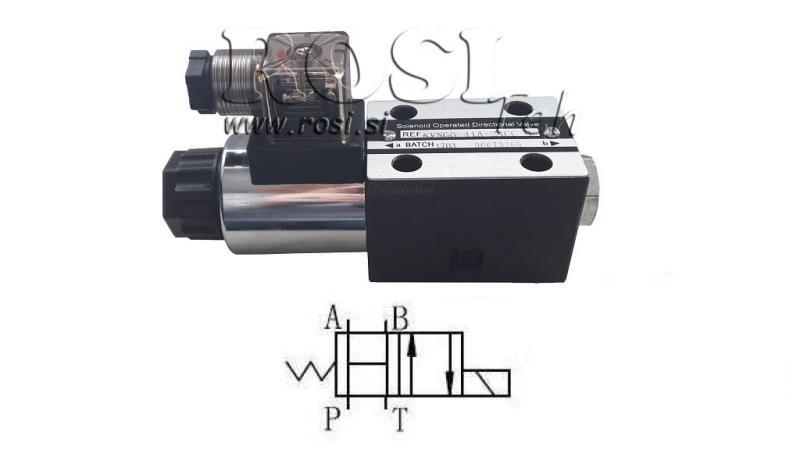 ХИДРАВЛИЧЕН ЕЛЕКТРОМАГНИТЕН ВАЛВ CETOP 3 12/24/230V 3B