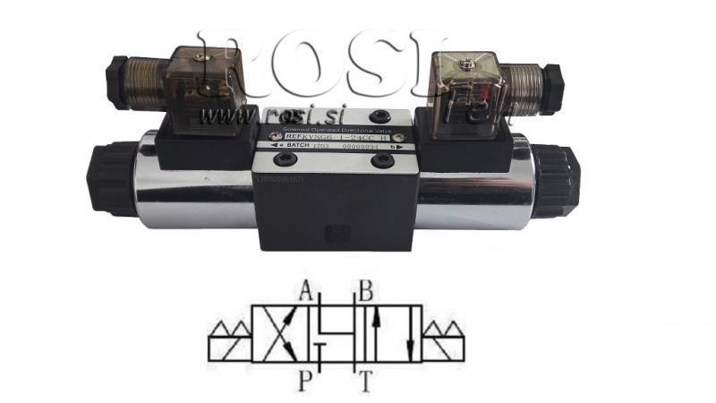 ELETTROVALVOLA IDRAULICA KV-4/3 CETOP 3 12/24/230V N6