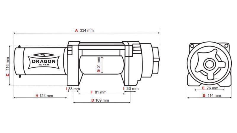 12 V ELEKTROMOS CSÖRLŐ DWH 3500 HD - 1588 kg