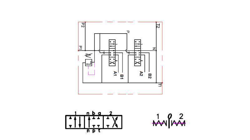 VALVOLA IDRAULICA 2xP40 + JOYSTICK