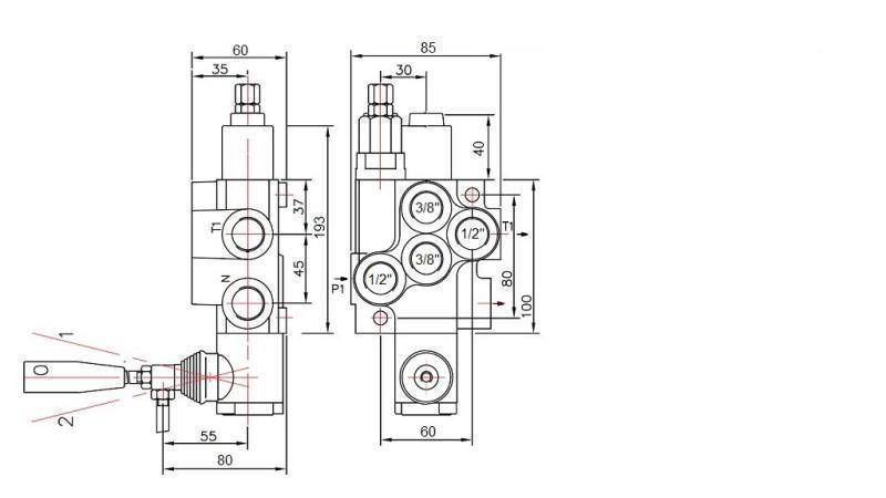 ZAWÓR HYDRAULICZNY 1xP40