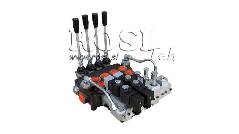 HYDRAULISCHE KLEP 4xP80 - EO 12V
